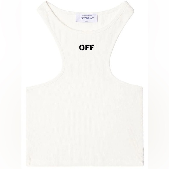 Off-White
logo-print sleeveless top - Picture 1 of 4